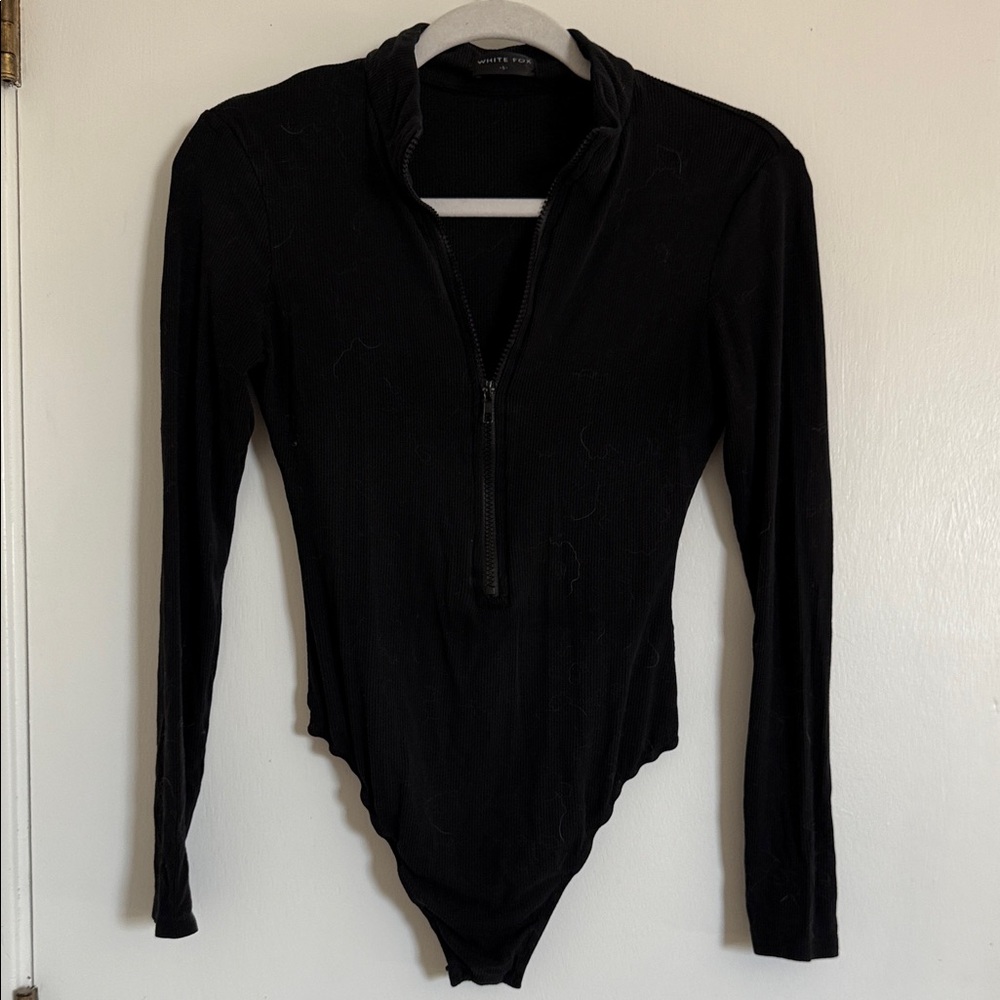 Black Long Sleeve Bodysuit